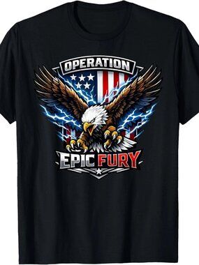Operation Epic Fury Patriotic Eagle T-Shirt 253